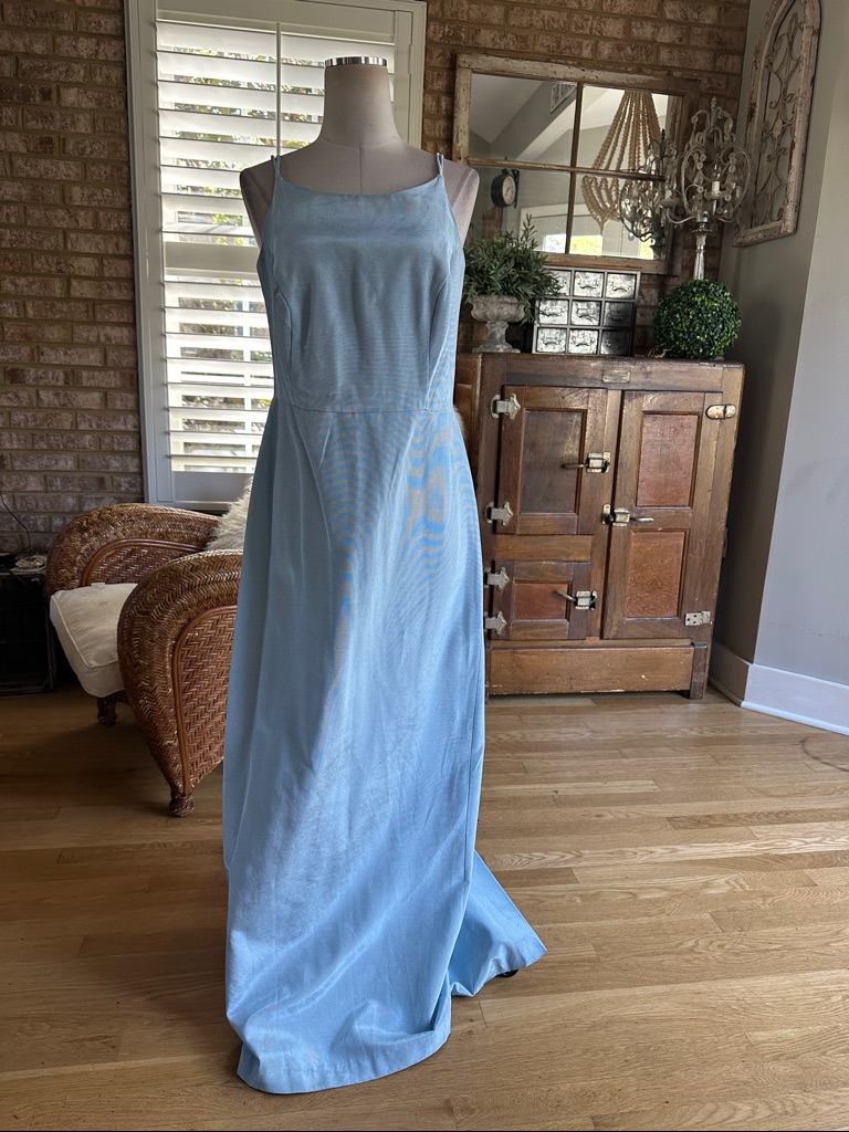 Lula Kate Lulakate Made In Usa Bridesmaids Dress Powder Blue 10 Excellent